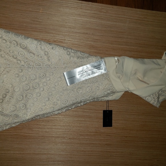 NWT BCBGMAXAZRIA Tan DRESS - Picture 4 of 4